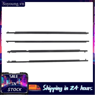 Soyoung 75711‑60072  Perfect Seal Replacement Door Belt Weatherstrip Molding Trim Wear Resistant Dustproof for Land Cruiser Prado 150 Series 2010 To 2020