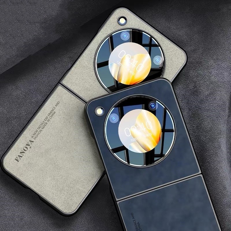Ốp Da Cừu Cho ZTE Nubia Flip Case Matte Slim Bảo Vệ Chống Sốc Ốp Lưng Cho ZTE Libero Flip 5G Vỏ Điện