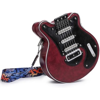 Túi đeo chéo hình đàn Guitar Túi hình đàn Guitar bằng da PU thời trang, Quà tặng cho người chơi đàn Guitar