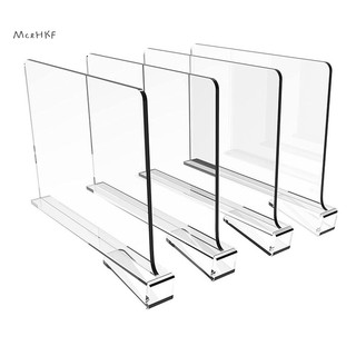 Mcehkf Trong Suốt Acrylic Tủ Quần Áo Kệ Sách Bộ Chia Sử Dụng Nhà Tủ Quần Áo Kệ Sách Chia Vách Ngăn Bảo Quản Hàng Hóa Mới