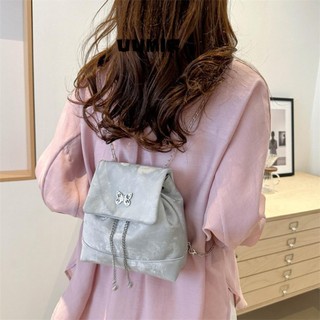 Ba lô nữ, Ba lô Mini dây xích hình bướm, Túi nhỏ phong cách Hàn Quốc PU
