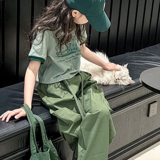 Bộ Đồ Mùa Hè Bé Gái Phong Cách Mới Lớn Trẻ Em Bé Gái Mùa Hè Mỏng Trẻ Em Mùa Hè Quần Dài Bộ Đồ Hai Mảnh Bộ Đồ Bé Gái Bộ Đồ Mùa Hè Bé Gái