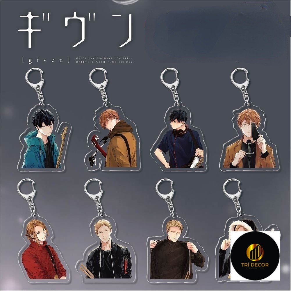 Móc Chìa Khóa Bằng Acrylic In Hình Anime Given Given Độc Đáo