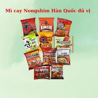 Mì cay shin nước/xào khô/mì chay nongshim ramyun 120gr/131g_hàn quốc