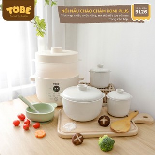 Nồi nấu cháo chậm KOMI PLUS Tobe 1.8L tích hợp 8 chế độ nấu cao cấp tiện lợi nhanh gọn