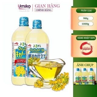 Dầu Ăn Hoa Cải Ajinomoto Nhật Bản Chiết Xuất Hoa Cải Nguyên Chất 1000ml