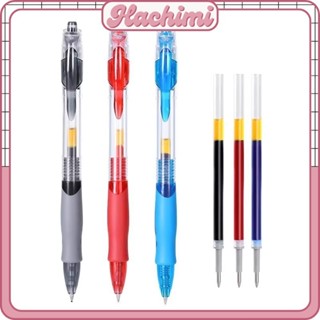 Bút bi béo mực gel màu xanh/đỏ/đen ngòi 0,5mm viết đều, nhanh khô, có ngòi thay thế - B35 RB11