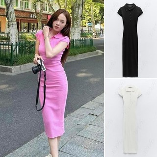  Mùa hè Phong Cách Mới Áo Sơ Mi POLO Cổ Ôm Tay Ngắn Ôm- 0858316