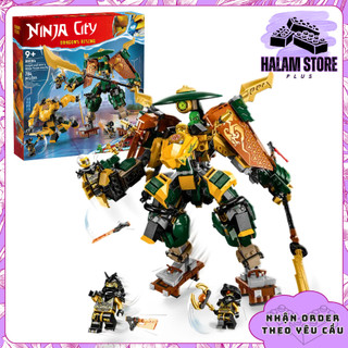  Đồ chơi lắp ráp Ninjago Dragons Rising 88084 - Mô hình Ninja City Mech Lloyd và Arin 