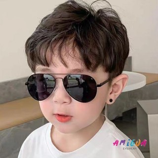 👓️Amigoa1👓️ Kính râm trẻ em QC Kính râm nhiều màu sắc Kính râm Aviator chống tia cực tím Kính che nắng dễ thương