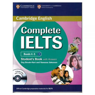 Complete IELTS Band4-5, 5-6.5, 6.5-7.5 (Lẻ, Bộ gồm WB+STB) (Bản đen trắng)