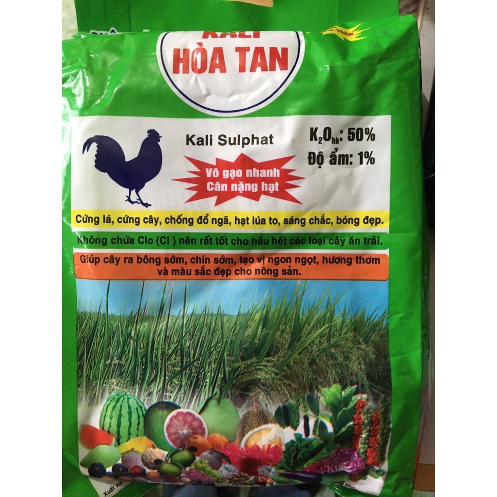 PHÂN KHOÁNG KALI SUNPHAT K2SO4 gói 1kg