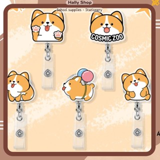 Dây đeo thẻ học sinh, bảng tên dành cho sinh viên hoạ tiết hoạt hình Shiba dễ thương cute - Hally shop
