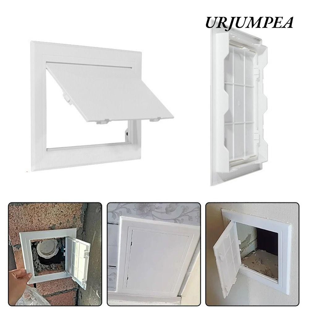Tấm che nắp mở URJUMPEA, Cửa bảng điều khiển truy cập có thể tháo rời bằng nhựa, Khóa cửa hộp Cửa ra vào tường màu trắng Trần tường