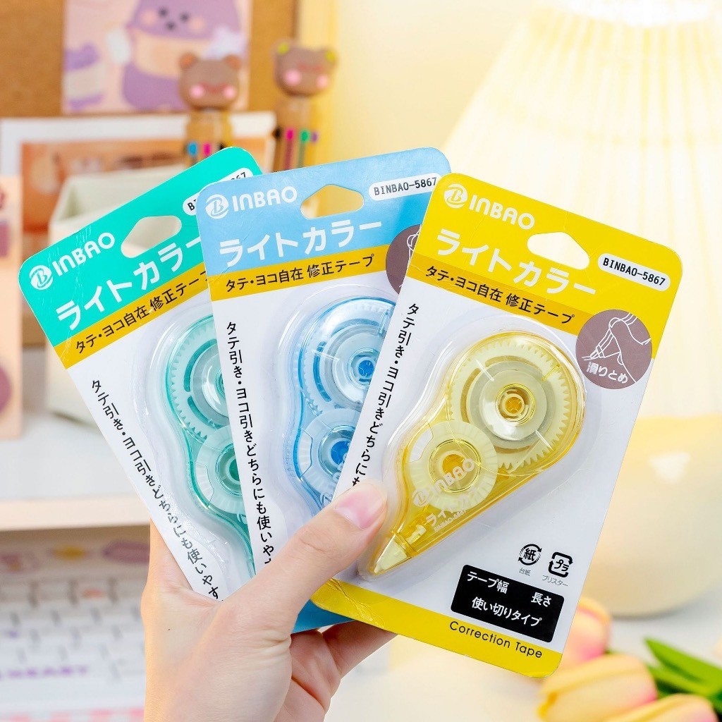 BINBAO-5687 Correction Tape Pen Eraser Liquid Chiều rộng 6M * 5 mm