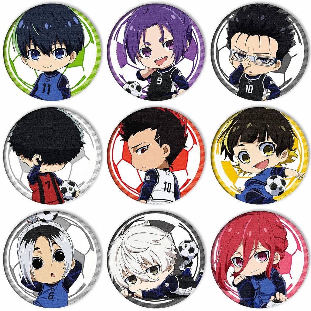 Anime Xanh Khóa Seishiro Nagi Isagi Yoichi Dễ Thương Huy Hiệu Nút Cài Áo Cosplay Bộ Sưu Tập Đồ Chơi 