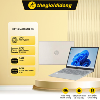 Laptop HP 15 fc0085AU R5 7430U/16GB/512GB/Win11 (A6VV8PA)