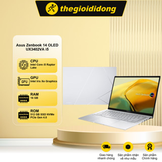 Laptop Asus Zenbook 14 OLED UX3402VA i5 13500H/16GB/512GB/90Hz/Win11 (KM657W)