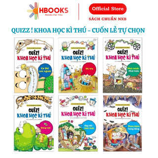  Sách tranh - Quiz Khoa học kì thú - Lẻ 1 quyển tự chọn - NXB Kim Đồng 