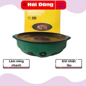 Chảo nướng điện đường kính 40cm, làm nóng nhanh chóng, giữ nhiệt tốt, tiện lợi mang đi mọi nơi