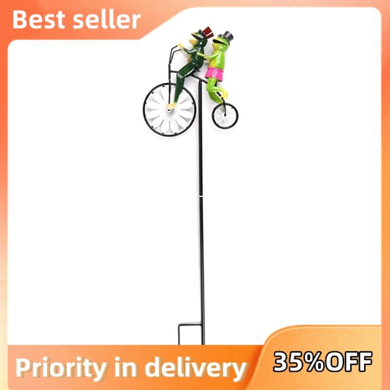 Kim Loại Gió Spinner Sân Vườn Kim Loại Động Vật Xe Đạp Spinner Trang Trí Bãi Cỏ Ngoài Trời Kim Loại 
