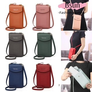 Túi Đeo Vai Da Pu Đựng Điện Thoại Sức Chứa Lớn Đa Năng Nhiều Màu Sắc Thời Trang Cho Nữ