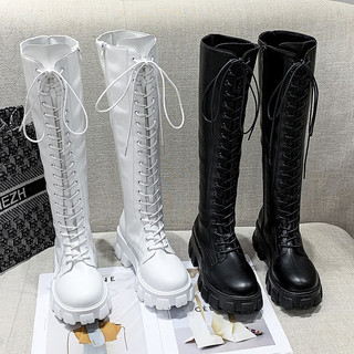 Giày Boot Nữ Buộc Dây QCCC