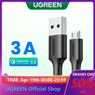 Ugreen Micro USB Dây Cáp Sạc Cho Huawei Xiaomi Samsung Nokia