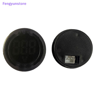 Feng dc 4-100v led màn hình hiển thị kỹ thuật số tròn hai dây vôn kế dc kỹ thuật số điện áp ô tô đồng hồ đo dòng điện volt máy dò máy kiểm tra màn hình bảng vn