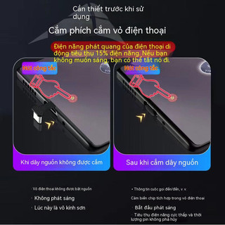 Vỏ điện thoại di động iphone có đèn LED,