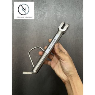 Chống nghiêng 304 gắn cho Wave, Dream ( chống nghiêng không ốc và lò xo) mã 02