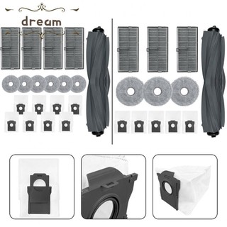 Bàn Chải Chính Cho Dreame X40 Ultra Lau Nhà Vải Trắng / Đen / Xám Phụ Kiện