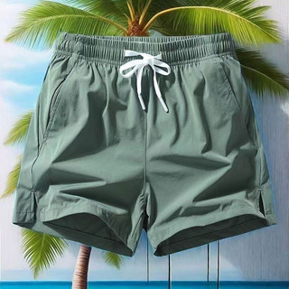 Quần short nam thời trang quần short rời phiên bản hàn quốc quần short bóng rổ thường ngày và thoáng khí nam có dây kéo túi quần short