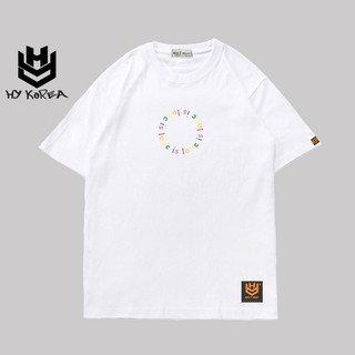 【COD】 Áo thun tay ngắn nam nữ thêu Love is 23 vải cotton 75% form rộng