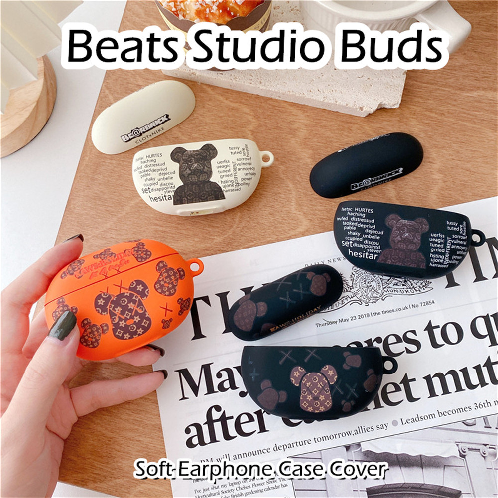 Hàng có sẵn Cho Beats Studio Buds ốp tai ng Case TPU phim hoạt hình sáng kiến Vỏ Bảo Vệ Hộp Sạc