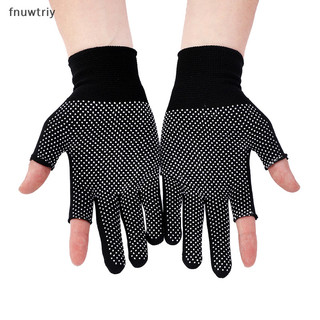 [Fnuwtriy] Găng tay Nylon màn hình cảm ứng chống trượt Nam Nữ Mùa hè Đi xe ngoài trời Thể thao Thể dục Găng tay nửa ngón chống trượt thoáng khí VN