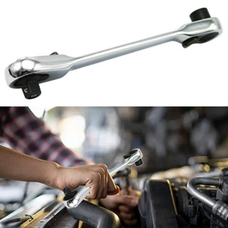 2024 Mới Mini Ratchet Cờ Lê 1 / 4 Đôi Đầu Nhanh Ổ Cắm Ratchet Cờ Lê Hai Đầu Ratchet Cờ Lê Đa Năng Dụng Cụ Cầm Tay