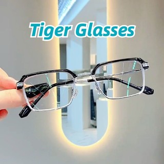 Kính cận thị thời trang -0.5 -1.0 -1.5 -2.0 -2.5 -3.0 -3.5 -4.0 -4.5 -5.0 -5.5 -6.0 độ dành cho nam và nữ với tròng kính có thể tháo rời kính chống ánh sáng xanh 050-3
