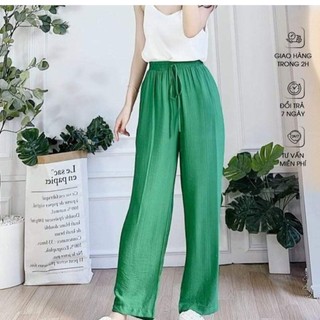 Combo 3 quần đũi tơ xước ống suông, rộng mặc mát