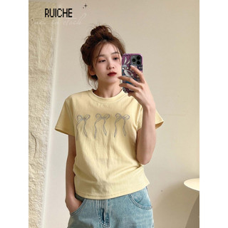 RUICHE áo sơ mi nữ áo kiểu hàn quốc may đo thanh lịch Tối giản dramatic WCS2430RG1 22Z240527