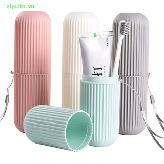 Ziyulin du lịch di động bàn chải đánh răng cốc phòng tắm kem đánh răng hộp bảo quản lưu trữ vn