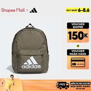 adidas Phong cách sống Ba Lô Badge of Sport Classic Unisex màu xanh lá HR9810