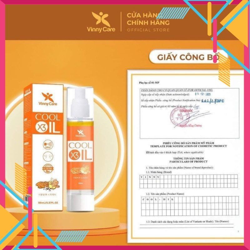 (tặng kèm ủ nilon) Xịt hết Rạn và tan mỡ bụng đa tầng Cool Oil X3 - HBshop96