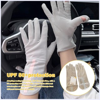 Găng tay chống nắng găng tay chống nắng cho nữ găng tay lái xe nữ chống nắng chống tia uv màn hình cảm ứng ngón tay chống nắng allowvn