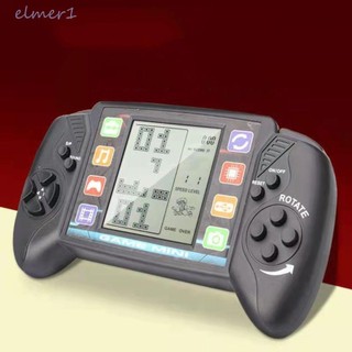 Elmer1 gạch máy chơi game tuổi thơ trò chơi cổ điển với âm nhạc phát lại bỏ túi máy chơi game chơi game đồ chơi điện tử máy chơi game