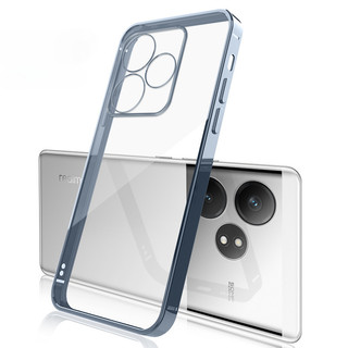 Ốp điện thoại mềm mạ trong suốt cho Realme GT 6T Ốp lưng silicon trong suốt cho Realme GT Neo 6 SE GT 6 Shell
