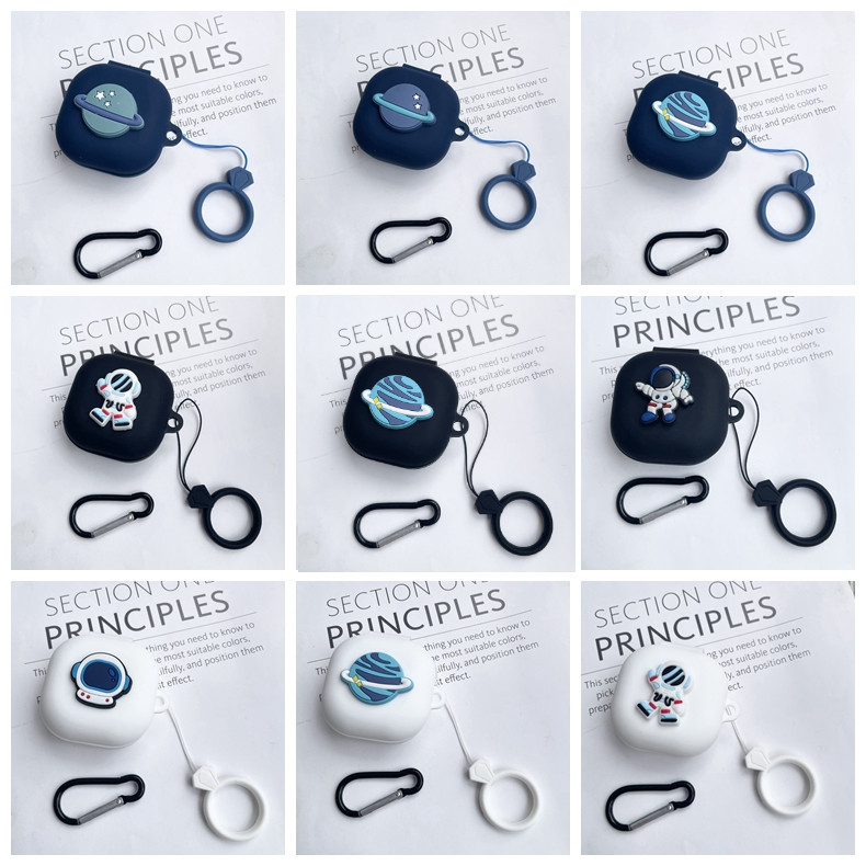 Dành Cho JBL WAVE FLEX / LIVE FLEX Vỏ Tai Nghe Hoạt Hình Phi Hành Gia Vòng Chống Rơi Silicon Bảo Vệ 