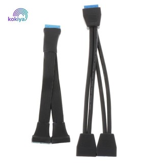 Cáp kokiya 19 pin đầu usb usb3.0 bo mạch chủ usb bộ chia hub usb bên trong cho bo mạch chủ, bảng điều khiển