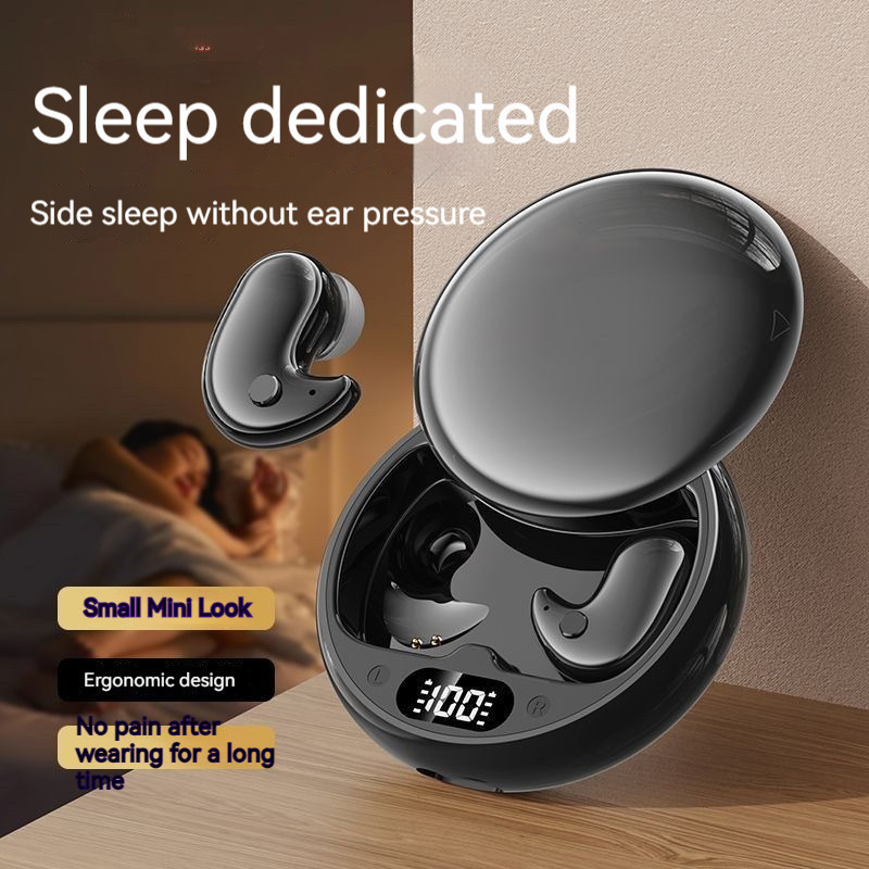 Tai nghe không dây Bluetooth Y36 5.3 Tai nghe ngủ vô hình trong tai Tai nghe nhét tai có Mic khử tiế