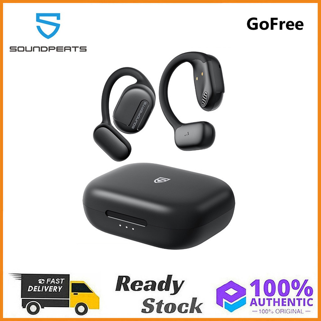 Soundpeats Chính Hãng GoFree Bluetooth 5.3 Tai Mở Cực Thoải Mái Thể Thao Thật Không Dây, Trình Điều Khiển 16,2mm, Đa Kết Nối, Bass Sâu
